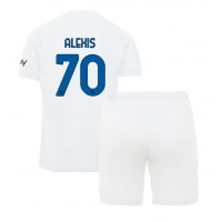Dječji Nogometni Dres Inter Milan Alexis Sanchez #70 Gostujuci 2023-24 Kratak Rukav (+ Kratke hlače)